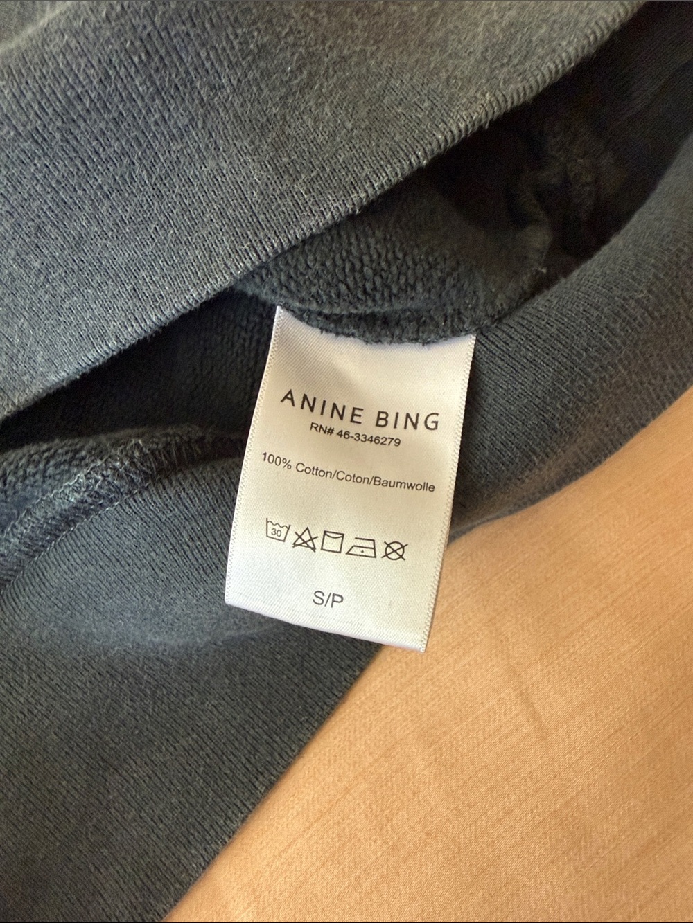 Anine Bing Graphic Gray Saint Revolution Sweatshirt Size S - Picture 6 of 9